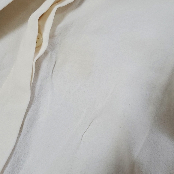 Michael Kors Collection silk neck tie buckle blouse - Picture 6 of 8